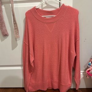 Aerie oversized pink sweater